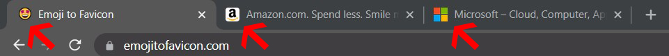 Favicon screenshot